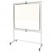 Non-Magnetic Mobile Pivot Writing Board - Portrait - 900(w) x 1200mm(h) 1280