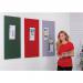 Unframed Noticeboard - Grey - 2400(w) x 1200mm(h) 2224LGRY