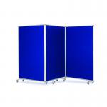 Mobile Tri Screen - Blue - 3600(w) x 1900mm(h)  2618LBL