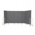 Mobile Insta-Wall 7 Panel - Grey - 1800(w) x 1940mm(h) 2987LGRY