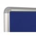 SmartShield FlameShield Aluminium Framed Noticeboard - Aluminium Frame - Blue - 1200(w) x 1200mm(h) 4753AFHBL