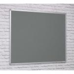 FlameShield Aluminium Framed Noticeboard - Grey - 900(w) x 600mm(h) 4806HGRY