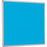 Accents FlameShield Aluminium Framed Noticeboard - Light Blue - 900(w) x 600mm(h) 4806LLB