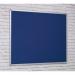 FlameShield Aluminium Framed Noticeboard - Blue - 1200(w) x 900mm(h) 4809HBL