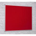 FlameShield Aluminium Framed Noticeboard - Red - 1200(w) x 900mm(h) 4809HR