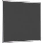 Accents FlameShield Aluminium Framed Noticeboard - Charcoal - 1200(w) x 900mm(h) 4809LCH