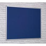 FlameShield Aluminium Framed Noticeboard - Blue - 1200(w) x 1200mm(h) 4812HBL