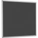 Accents FlameShield Aluminium Framed Noticeboard - Charcoal - 1200(w) x 1200mm(h) 4812LCH