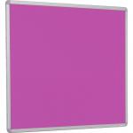 Accents FlameShield Aluminium Framed Noticeboard - Lavender - 1200(w) x 1200mm(h) 4812LLAV