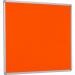 Accents FlameShield Aluminium Framed Noticeboard - Orange - 1200(w) x 1200mm(h) 4812LOR
