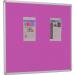 Accents FlameShield Aluminium Framed Noticeboard - Lavender - 1800(w) x 1200mm(h) 4818LLAV