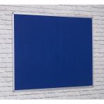 Aluminium Framed Noticeboard - Blue - 1200(w) x 900mm(h) 7509LBL