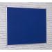 Aluminium Framed Noticeboard - Blue - 1800(w) x 1200mm(h) 7518LBL