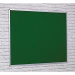 Aluminium Framed Noticeboard - Green - 1800(w) x 1200mm(h) 7518LGRN