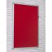 Side Hinged Tamperproof Noticeboard - Red - 600(w)x 900mm(h) 7906LR