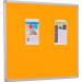 Accents Aluminium Framed Noticeboard - Gold - 900(w) x 600mm(h) 8306LGOLD