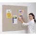 Accents Unframed Noticeboard - Natural - 900(w) x 600mm(h) 8351LN