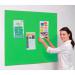 Accents Unframed Noticeboard - Light Green - 1500(w) x 1200mm(h) 8354LLG