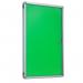 Accents Side Hinged Tamperproof Noticeboard - Light Green - 600(w)x 900mm(h) 8406LLG