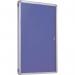 Accents Side Hinged Tamperproof Noticeboard - Lilac - 600(w)x 900mm(h) 8406LLI