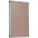 Accents Side Hinged Tamperproof Noticeboard - Natural - 600(w)x 900mm(h) 8406LN