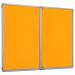 Accents Side Hinged Tamperproof Noticeboard - Gold - 2400(w) x 1200mm(h) 8424LGOLD