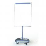 Ultramate Magnetic Round Base Flip Chart Easel -  Grey 95001GRY