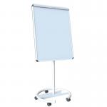 Ultramate Magnetic Round Base Flip Chart Easel -  White 95001WH