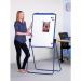 Ultramate Magnetic Loop Leg Flip Chart Easel -  Blue 95007