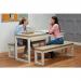 Cube Benches (Set of 2) - White - 430mm height 9SCBWHITE