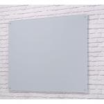 Wall Mounted Magnetic Glass Writing Board - White - 1200(w) x 1200mm(h) GW12WH