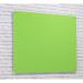 Wall Mounted Magnetic Glass Writing Board - Lime - 1500(w) x 1200mm(h) GW15LG