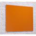 Wall Mounted Magnetic Glass Writing Board - Orange - 600(w) x 450mm(h) GW4SOR