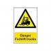 Spectrum Safety Sign Danger Forklift Trucks PVC 200x300mm 954 SPT13093