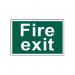 Spectrum Industrial Fire Exit Text Pvc Sign 300X200Mm 150 SPT13613