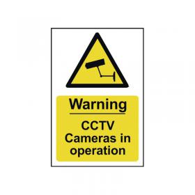 Spectrum Industrial Warning CCTV Cameras In Op S/A PVC Sign 200x300mm 1311 SPT16976