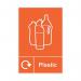 Spectrum Industrial Recycle Sign Plastic 150x200mm SAV 18156 SPT58559