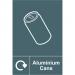 Spectrum Industrial Recycle Sign Aluminium Cans 150x200mm SAV 18112
