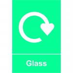 Spectrum Industrial Recycle Sign Glass 150x200mm SAV 18132 SPT58762