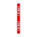 Floor And Wall 2M Distance Marker Red P20 STP180-20