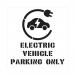 Spectrum Electric Vehicle Parking Only with Floor Symbol Stencil 1000x1000mm 9701-1000 SPT61883