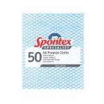 Spontex Specialist All Purpose Cloths Blue (Pack of 50) 19900102 SPX16317