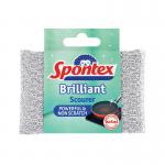 Spontex Brilliant Scourer Pad Silver Non-scratch 31600328 SPX90033