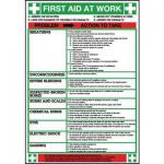 Safety Sign First Aid At Work (420 x 590mm) WC61 SR11121