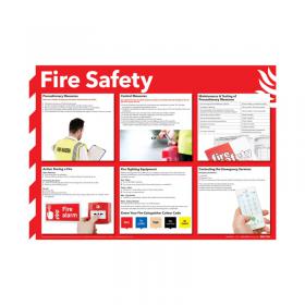 Health and Safety 420x594mm Fire Safety Poster FA601 SR11123