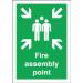 Safety Sign Fire Assembly Point A2 PVC FR04548R SR11138