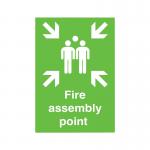 Safety Sign Fire Assembly Point A2 PVC FR04548R SR11138