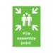 Safety Sign Fire Assembly Point A2 PVC FR04548R SR11138