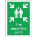 Safety Sign Fire Assembly Point A2 PVC FR04548R SR11138