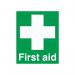 Safety Sign First Aid Sign PVC 100x250mm FA00607R SR11146